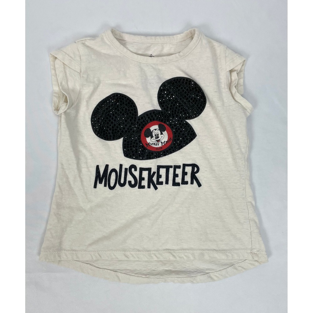 Disney Parks Girl XSβ Mouseketeer Bling Ears Short Sleeve T-Shirt Vacation